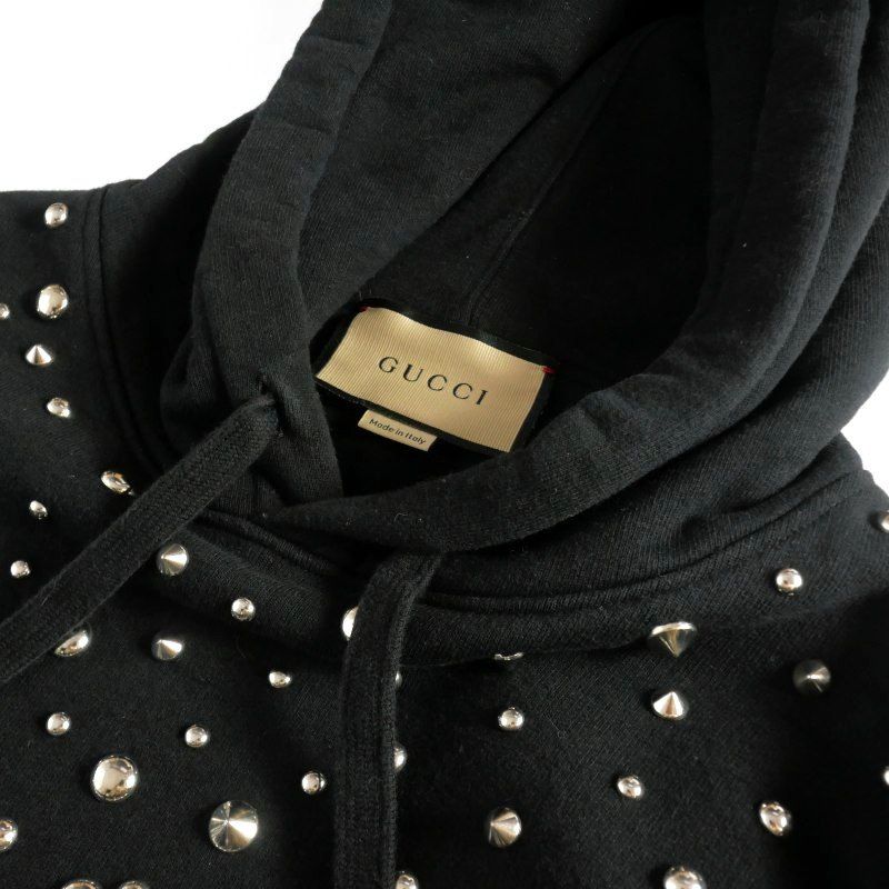 関送込【GUCCI】スタッズ ロゴ フーディ パーカー 関送込【GUCCI】スタッズ ロゴ フーディ パーカー (GUCCI