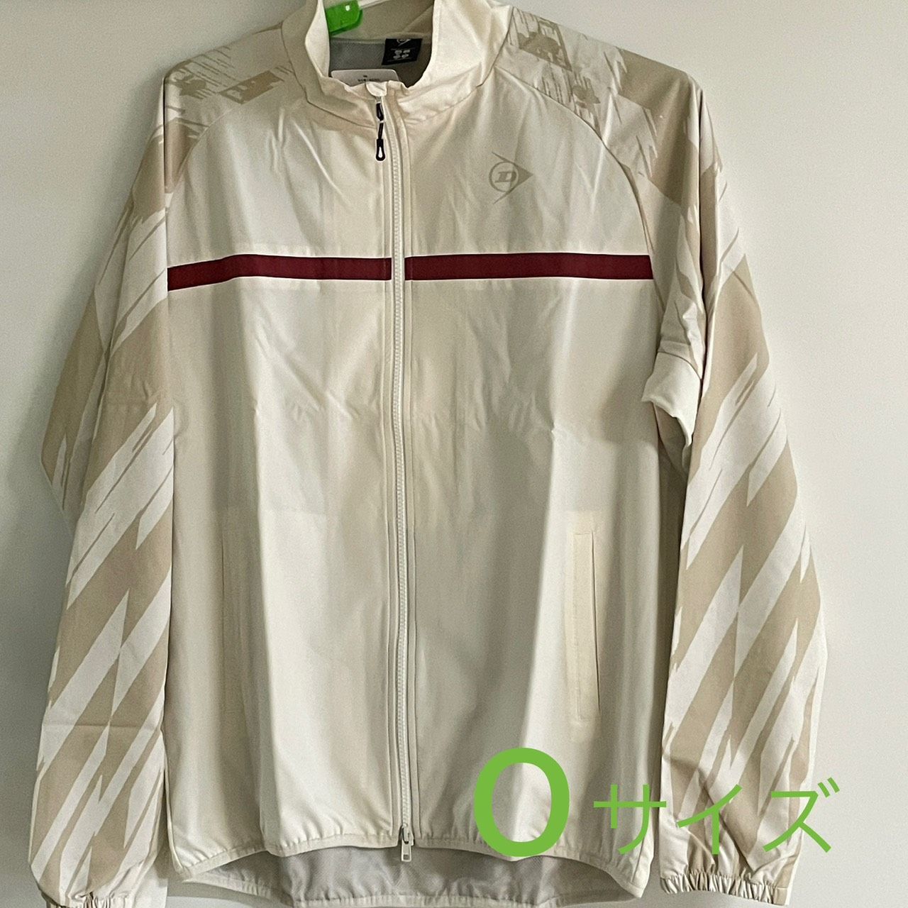 ♥ 定価の40％OFF ダンロップ DUNLOP UNISEX 25秋冬 WIND JACKET DAW-454テニスウェア ユニセックス ウインドジャケット |アイボリー|Oサイズ F20251023-03