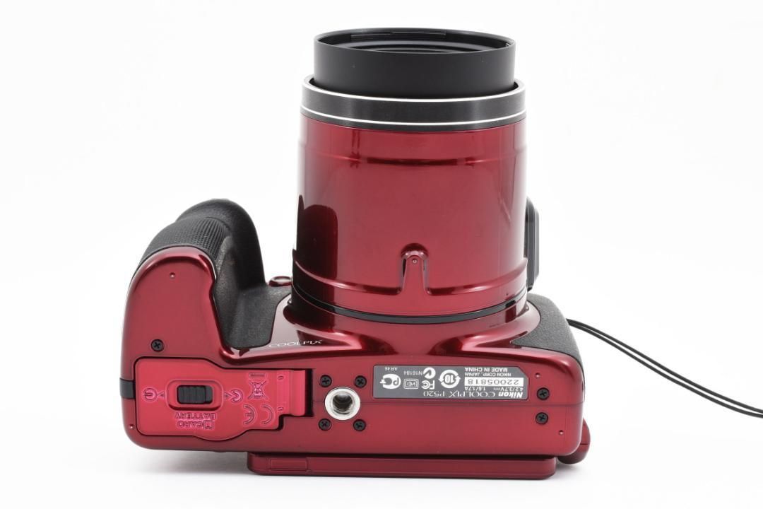 ✨美品✨Nikon COOLPIX P520 レッド デジタルカメラ 【公式通販】