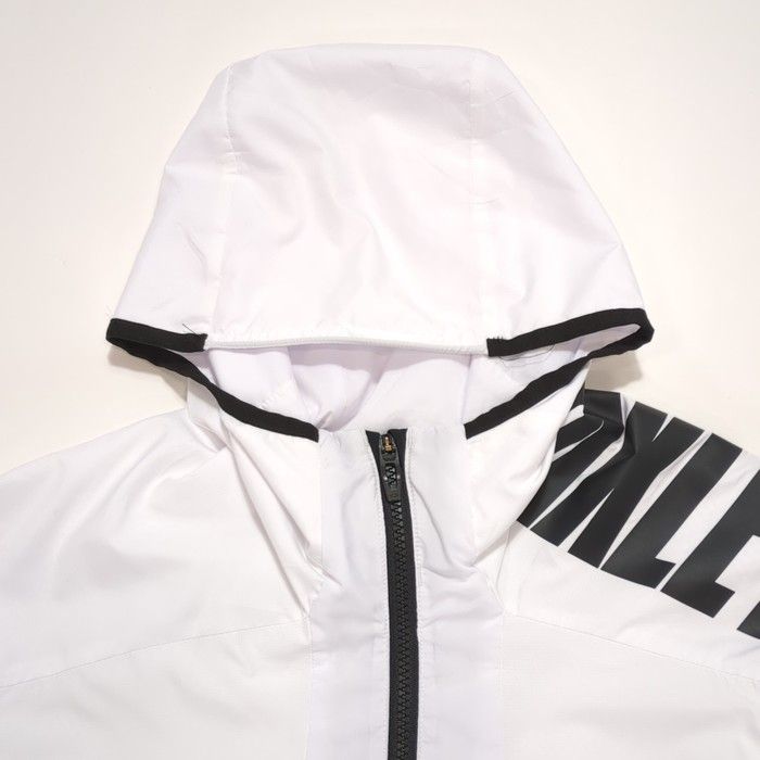 SAYSKY フード付きウィンドブレーカー バーガンディ カジュアル