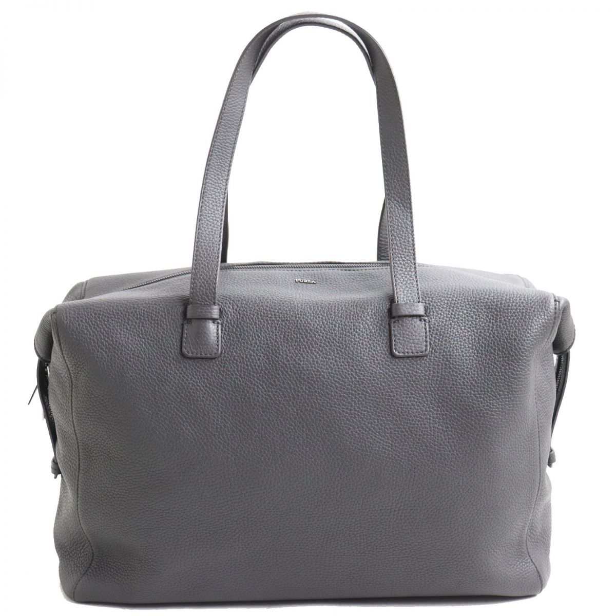 極美品○FURLA フルラ ICARO/イカロ レザーダッフルトートバッグ 