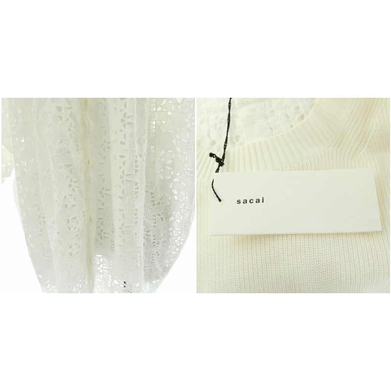 sacai エンブロイダリー レースブラウス size 1