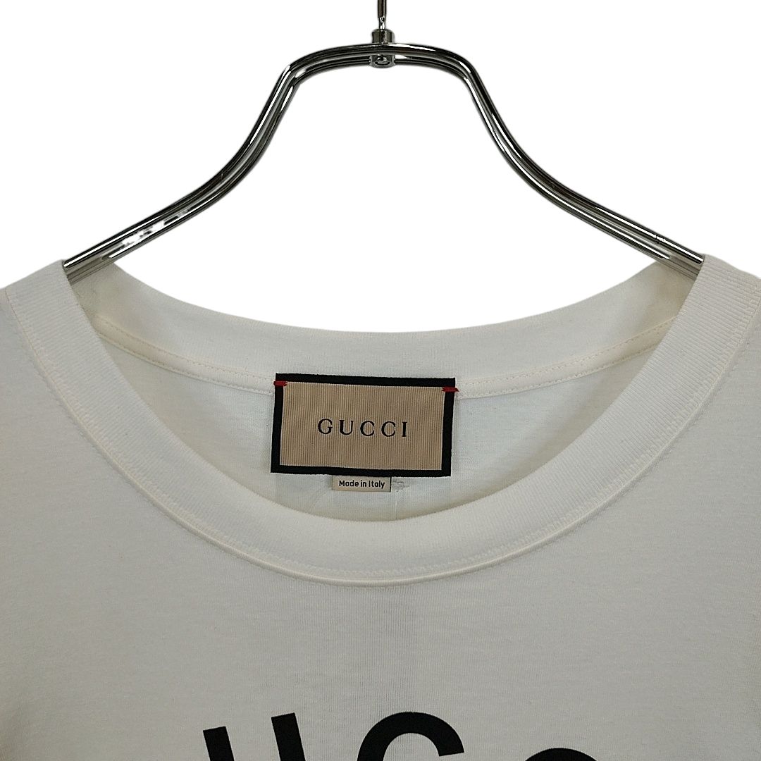 GUCCI ホワイト Tシャツ Cotton jersey T-shirt with embroidery in white | GUCCI® US