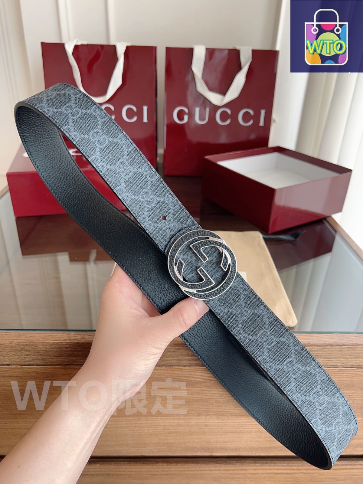 今日特価】Gucci ダブル G バックルニューベルト - メルカリ