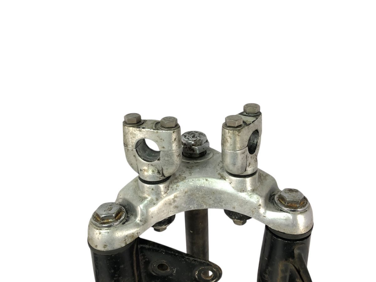 ドリーム CB250 エクスポート 1971-72年式 フロントフォーク セット ステム トップブリッジ ヘッドライトステー 2766-M6211