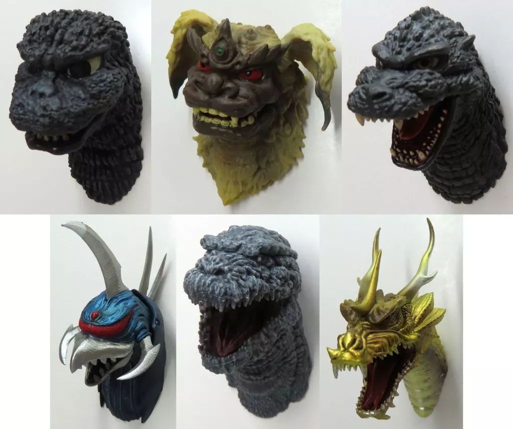 6点セット【未使用】G賞モンスターヘッドマグネット5種大怪獣列伝Gゴジラ一番くじ 中古】雑貨 全6種セット モンスターヘッドマグネット 「一番くじ