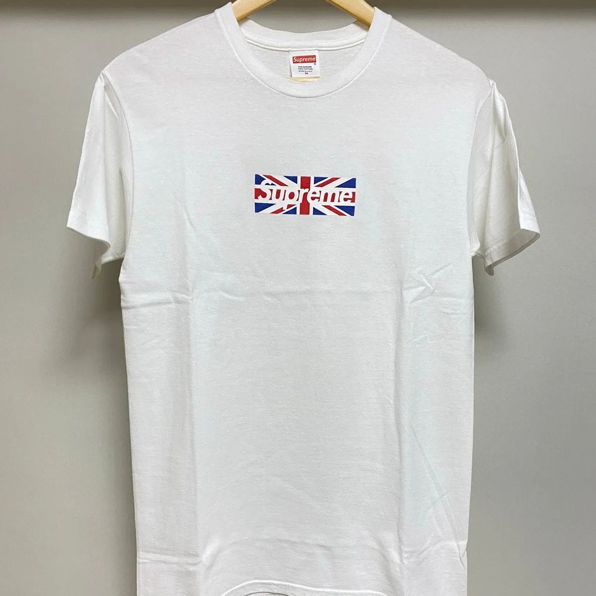 シュプリーム　ユニオンジャック　ボックスロゴ　11AW　MサイズTシャツ Supreme シュプリーム 11AW London Union Jack Box Logo Tee ロンドン