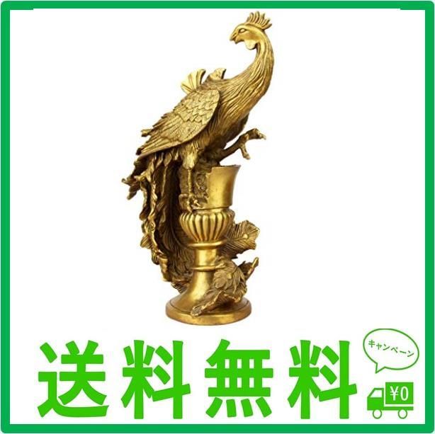 イスイ）YISHUI 風水 銅製 鳳凰 鳥の王 飾り物 風水グッズ オブジェ