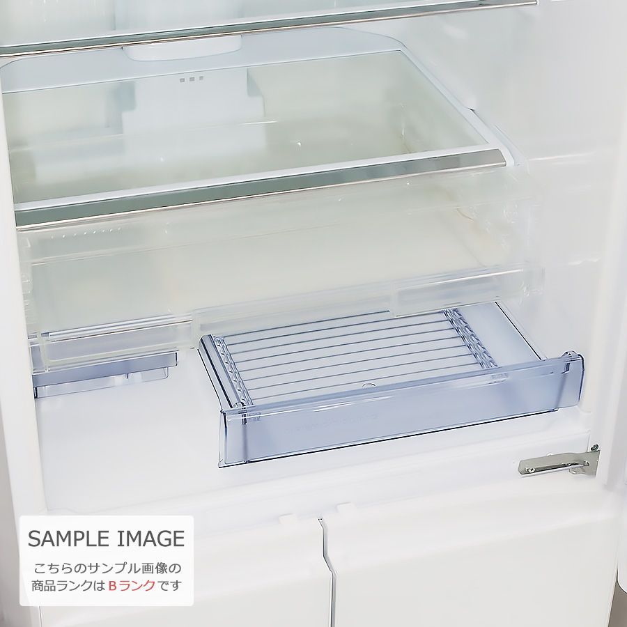 三菱 5ドア冷凍冷蔵庫 MR-B46C-W 2017年製 右開き ガラスドア