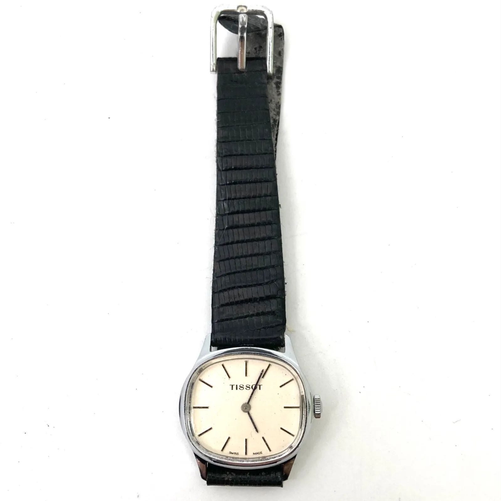 TISSOT】ティソ 手巻き 腕時計 稼働 訳アリ品 ベルトジャンク 