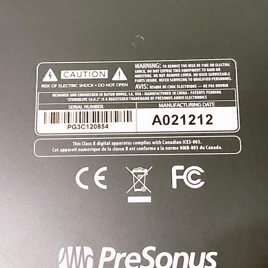 StudioLive 16.0.2デジタルミキサー
