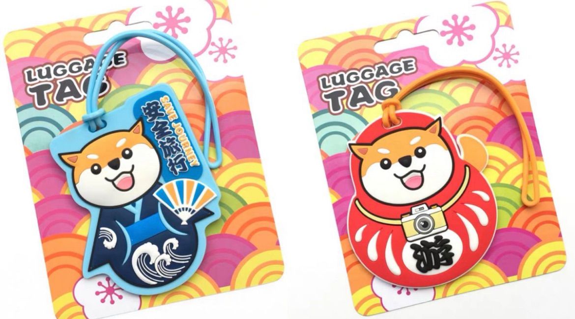 たじパンダ　ノーマル×白タグ シークレット×ピンクタグ2点セット ラゲッジタグ ネームタグ 2個セット ピンク 荷物タグ カラフル