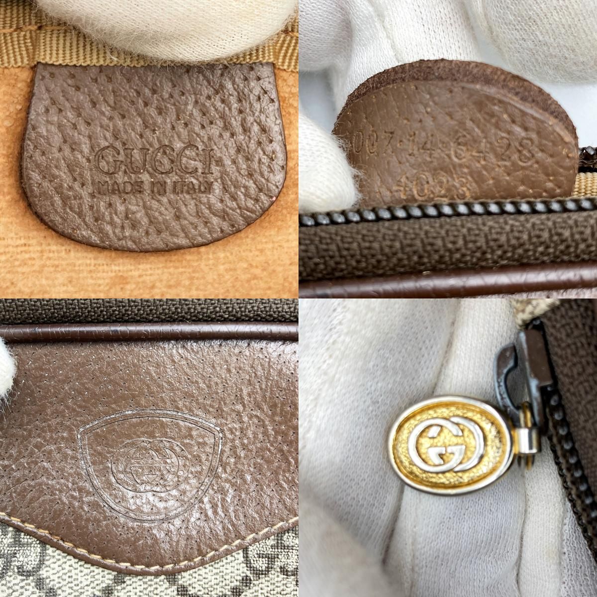 GUCCI グッチ オールドグッチ ショルダーバッグ 斜め掛け バッグ ブラウン GGスプリーム レディース ビンテージ 007 14 6428 USED 【中古】 GUCCI グッチ オールドグッチ ショルダーバッグ 斜め掛け バッグ