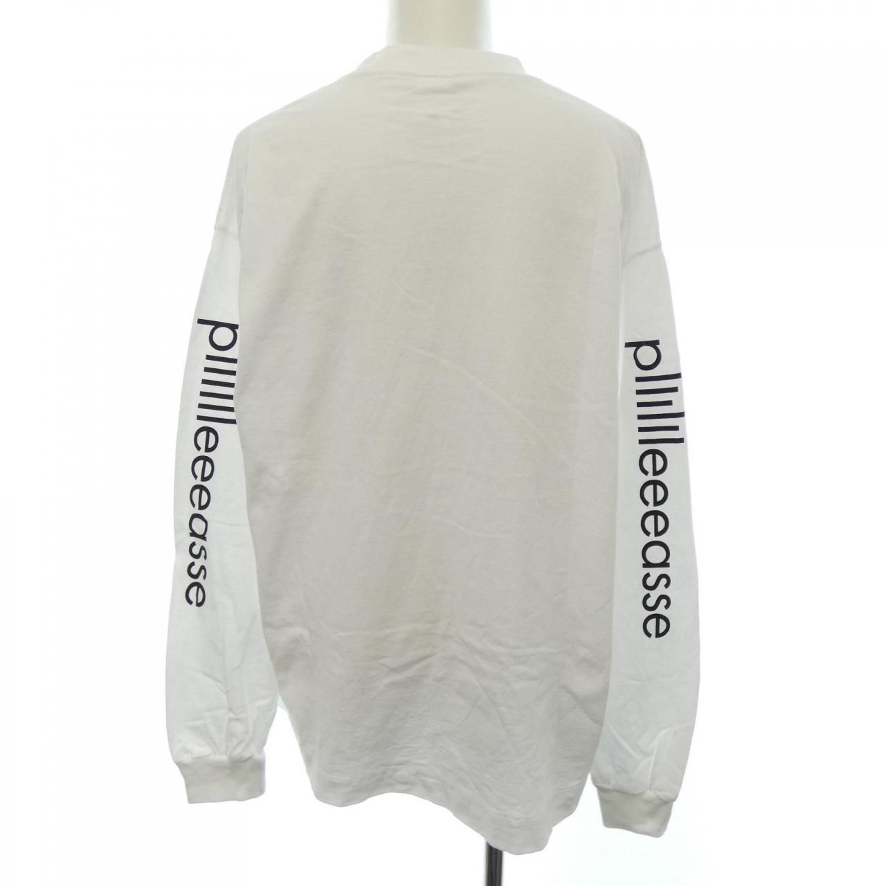 plllllleeeasse ホワイト 長袖カットソー XL plllllleeeasse ホワイト 長袖カットソー XL トップス plllllleeeasse