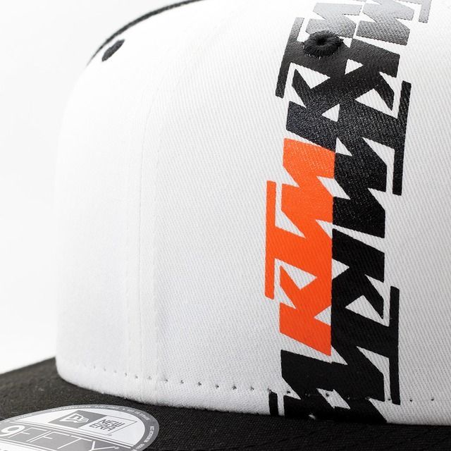 キャップ 帽子 KTM NEW ERA ブラックホワイト 3PW210022000 平ツバ 