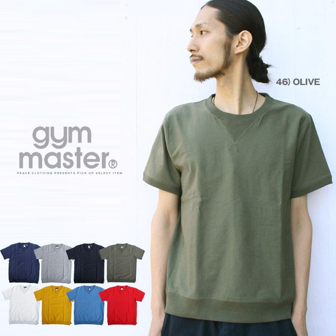 gym masterヘビーウエイト コットン クルーネックTee ジムマスター Tシャツ メンズ 半袖 クルーネック カットソー ユニセックス GO O… 32）キャメル L