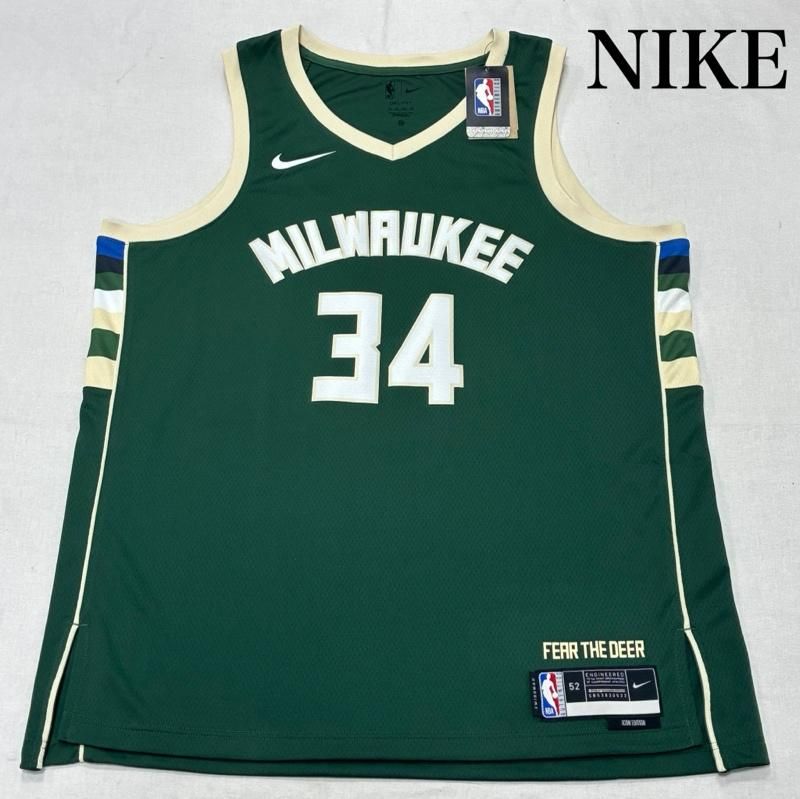 【USA古着】ナイキ　バスケットタンクトップ3XL ミルウォーキー　ユニフォーム NIKE ナイキ タンクトップ NBA バスケットボール ゲームシャツ