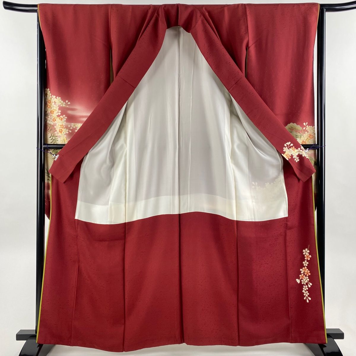 振袖 身丈166cm 裄丈67cm 正絹 名品 【中古】（振袖 身丈166cm 裄丈  