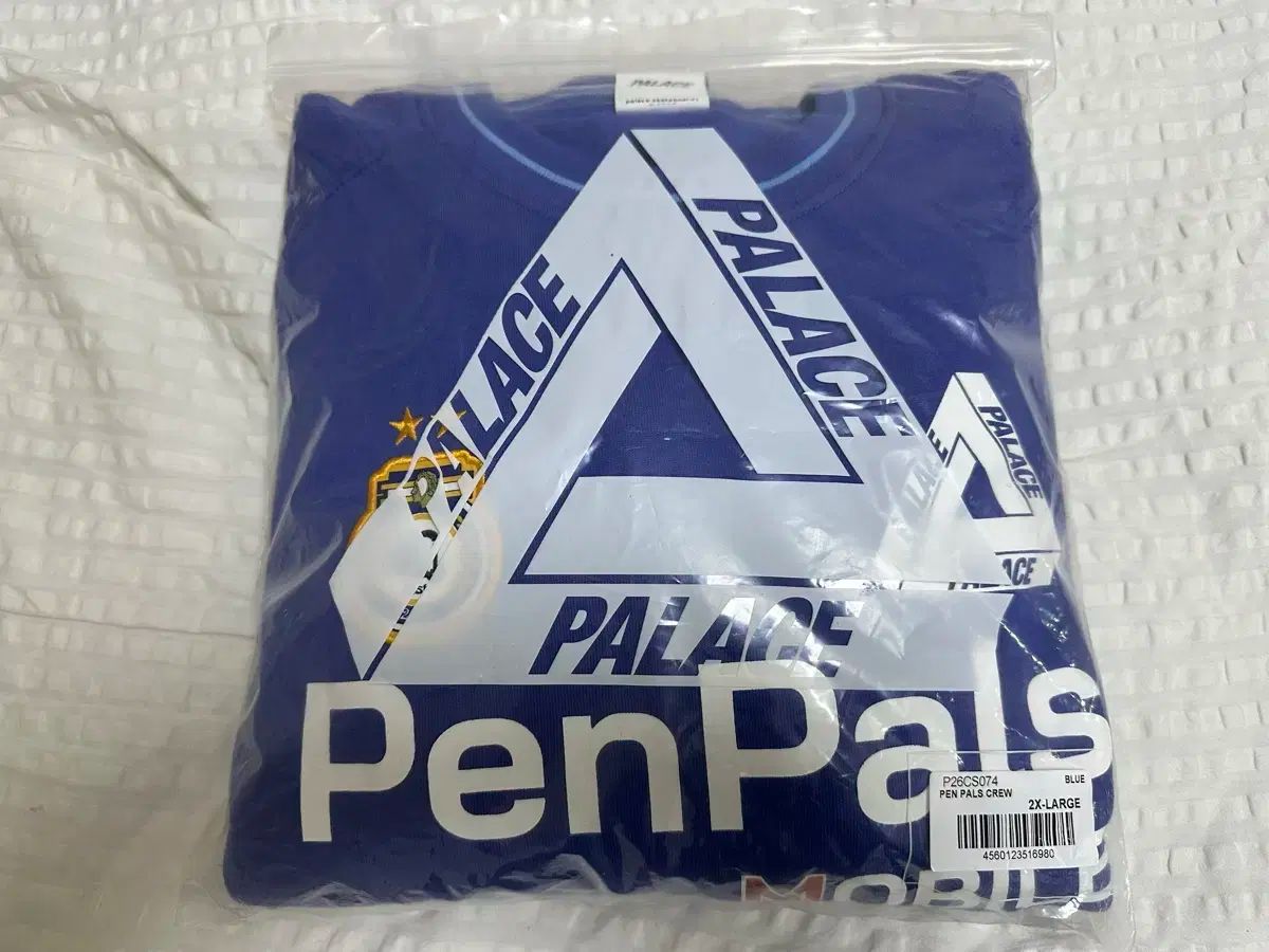 PALACE(パレス) 24SS ペンパルクルー 青 XXL