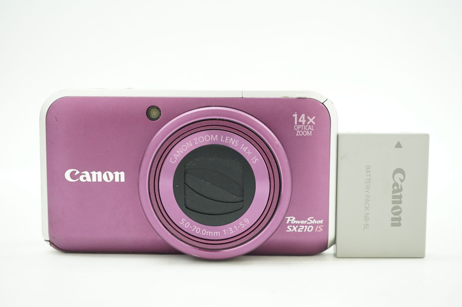 C121320-30 Canon PowerShot SX210 IS コンパクトデジタルカメラ ピンク