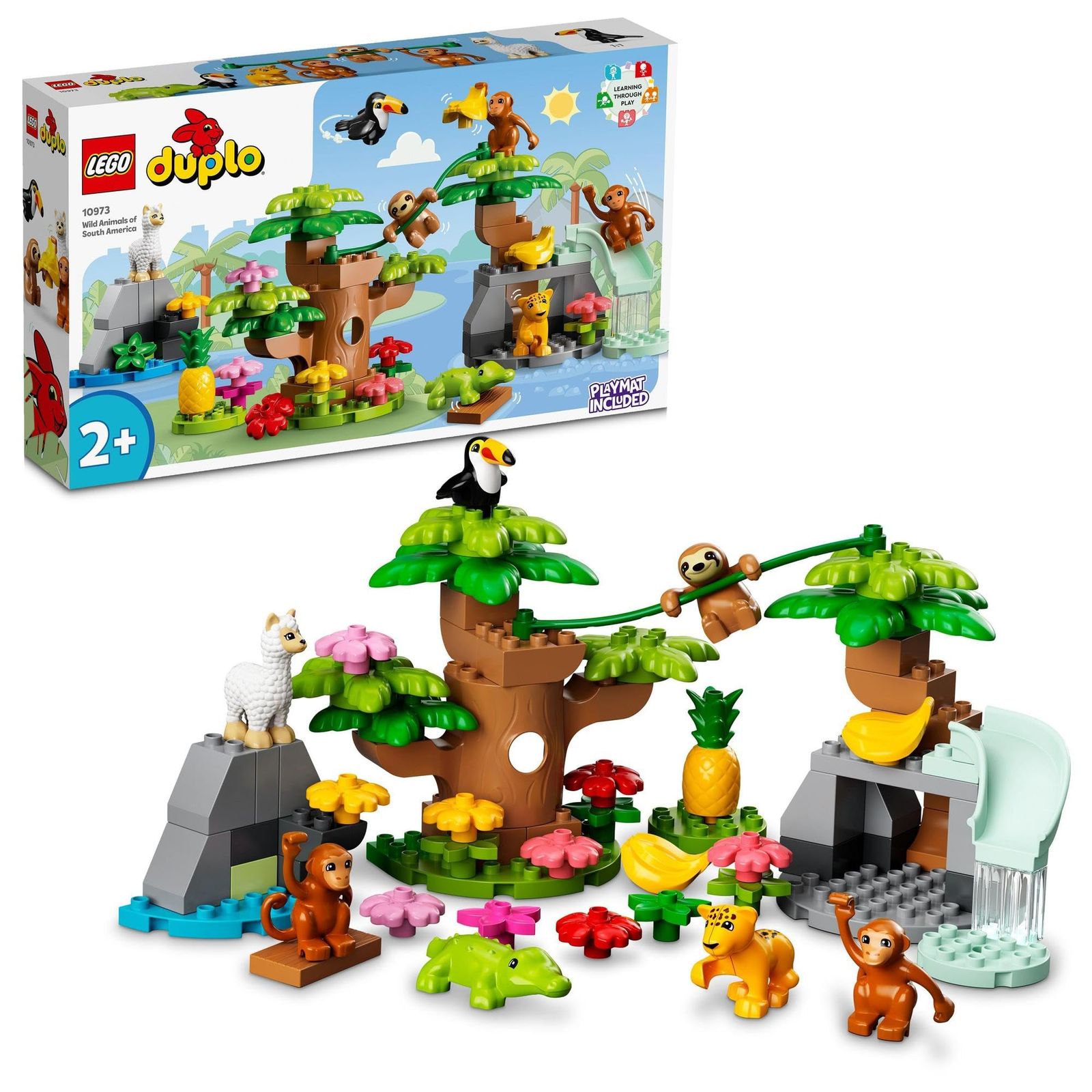 レゴ(LEGO) デュプロ デュプロのまち 南米のどうぶつ 10973 積み木 知育玩具 おもちゃ ブロック プレゼント幼児 赤ちゃん 動物 どうぶつ 男の子 女の子 2歳以上 [南米のどうぶつ]