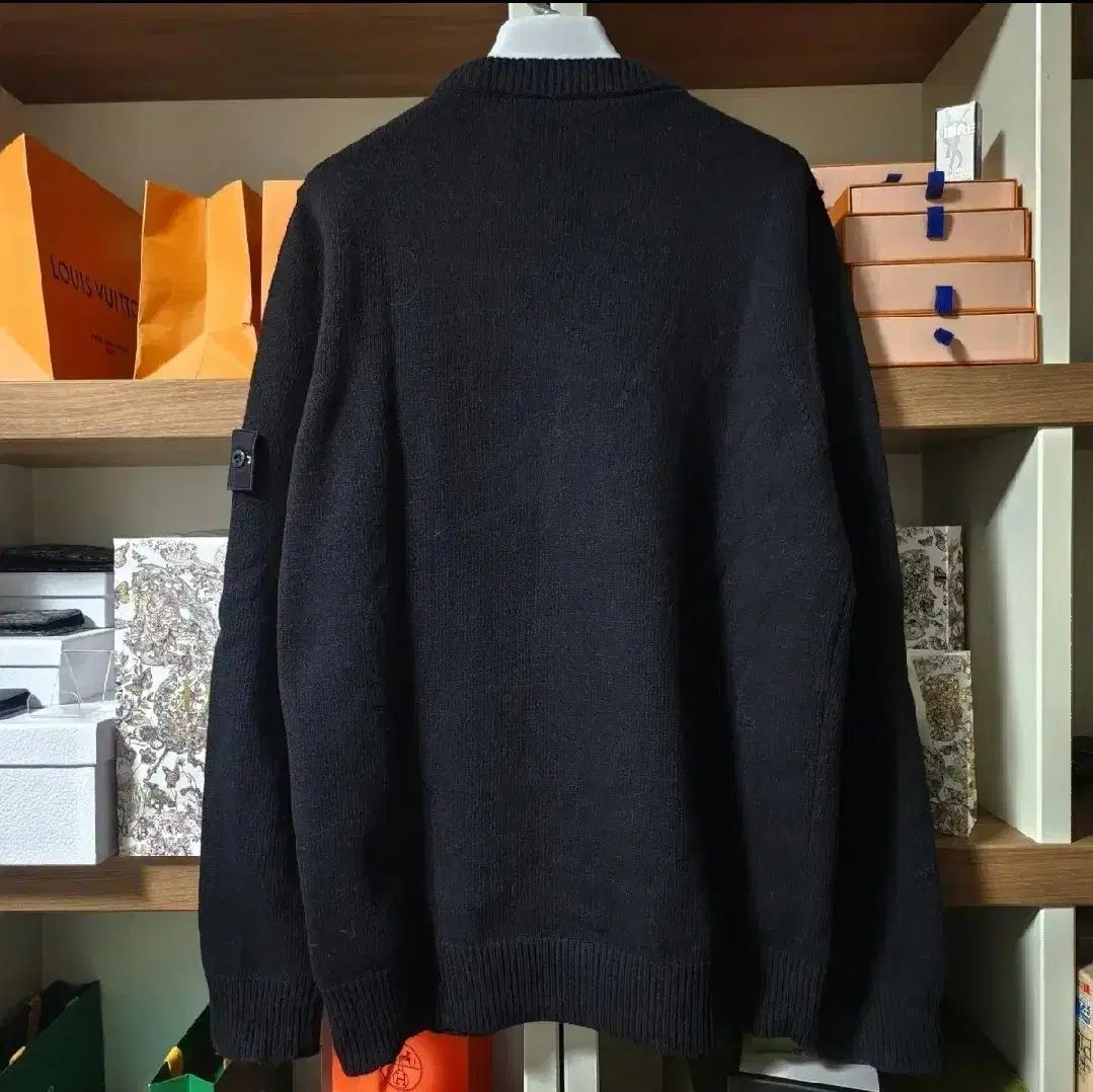 デパートハウス 23FW STONE ISLAND ストーンアイランド ニット セーター L 黒