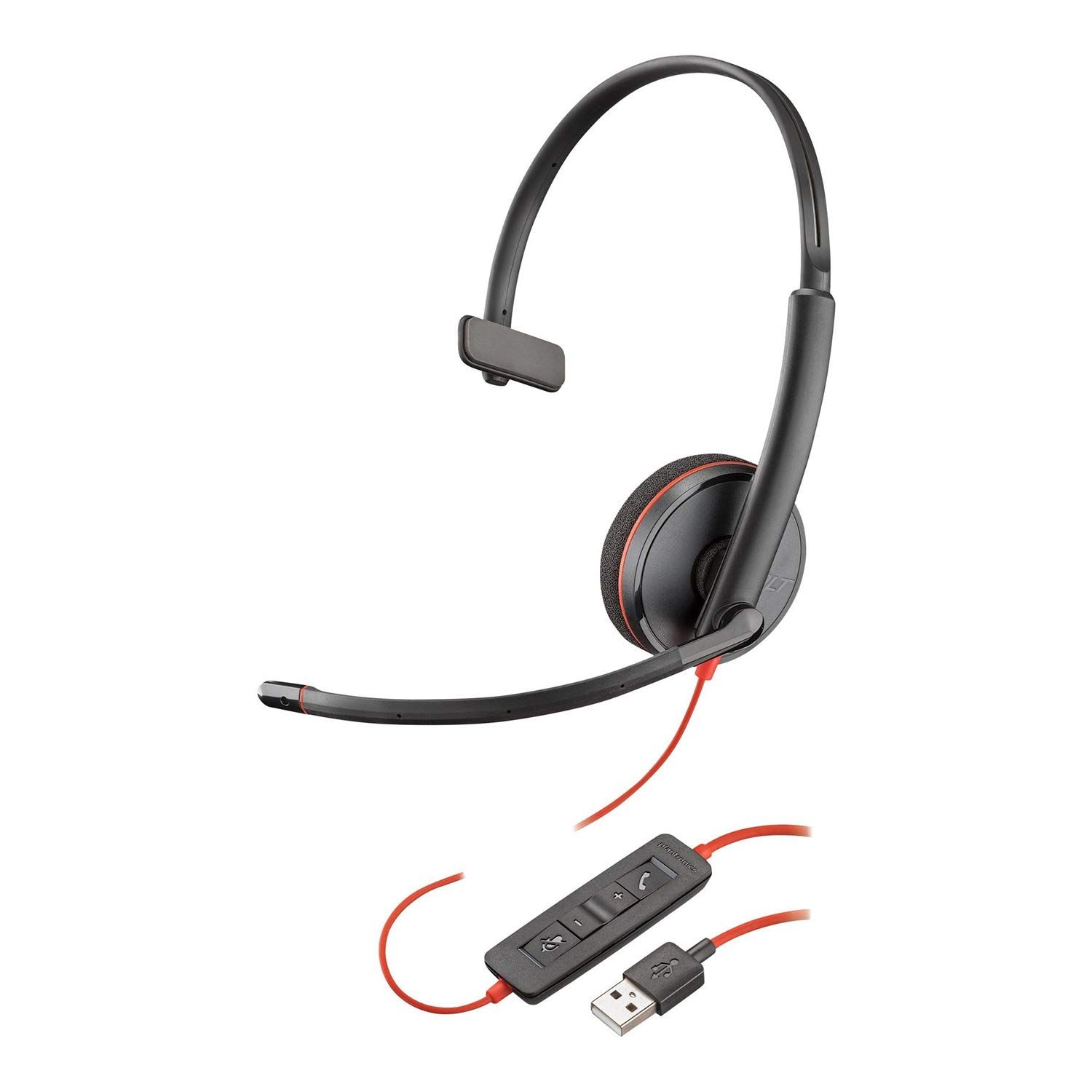 Plantronics Blackwire C3210 ヘッドセット - モノ - USB Type A