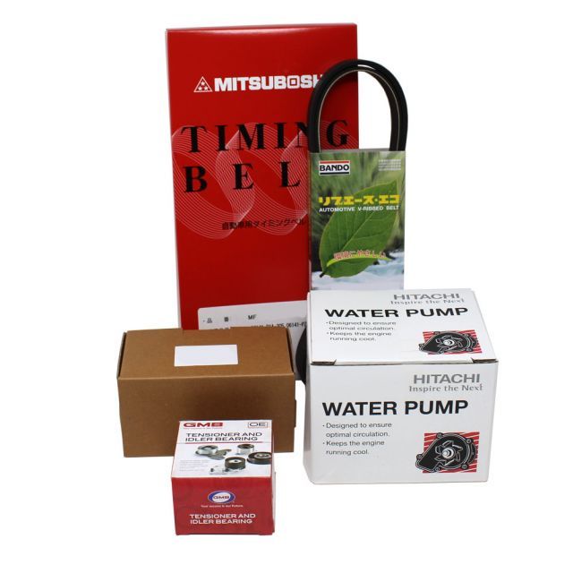 タイミングベルトとファンベルトのセット トヨタ トヨエース KDY290V H16.08～H19.09用 5点セット MFTY040 SAT-1907 GT90210 T3-124 7PK1475 |タイベルセット タイミングベルト タイミングテンショナー 