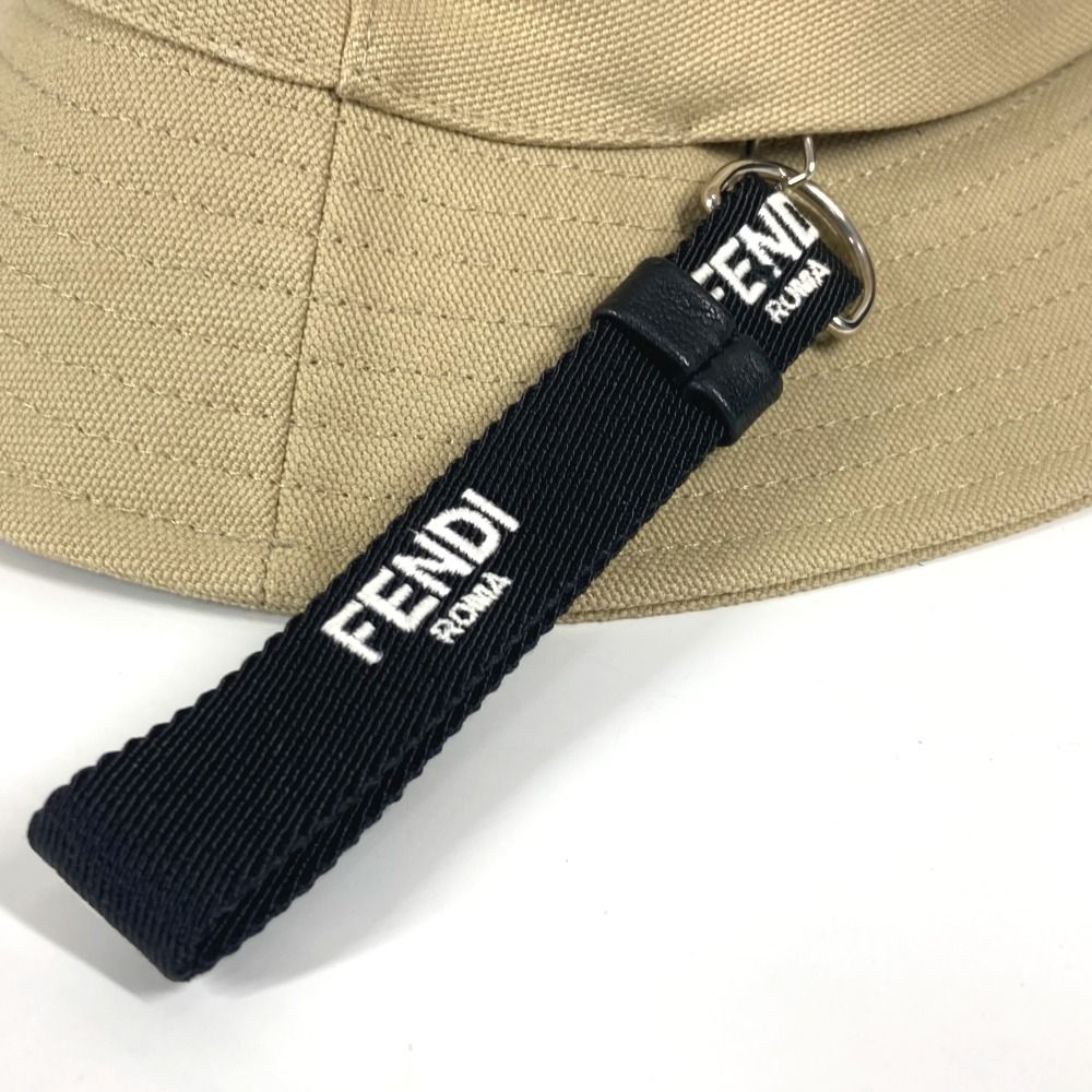未使用 FENDI フェンディ ハット 薔薇刺繍 コットン ベージュ Sサイズ FENDI フェンディ ハット 薔薇刺繍 コットン ベージュ - メルカリ