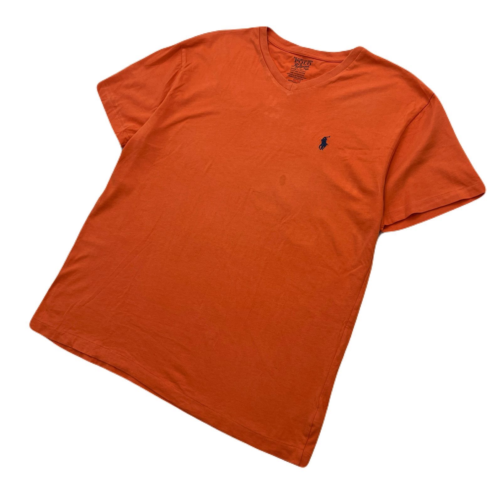 ポロラルフローレン Tシャツ　オレンジ Ｓ セール】クラシック フィット ジャージー ポケット Tシャツ（T