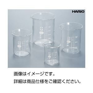 （まとめ）硼珪酸ガラス製ビーカー（HARIO）100ml