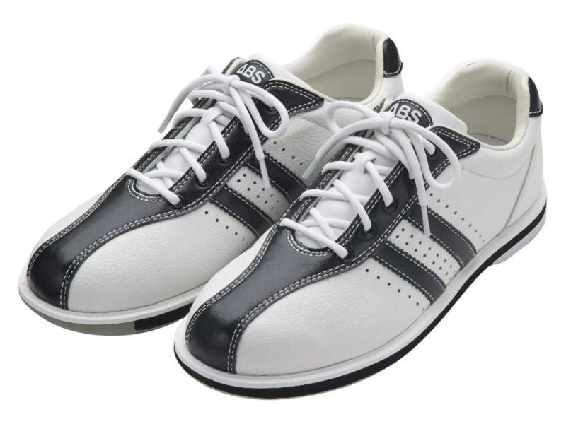 ABS） ボウリングシューズ S-380 ホワイト・ブラック 27cm 右