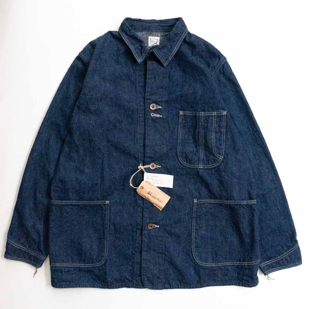 【美品/大戦モデル】orSlow オアスロウ 【40s デニム カバーオール ジャケット】M オアスロウ 25020306