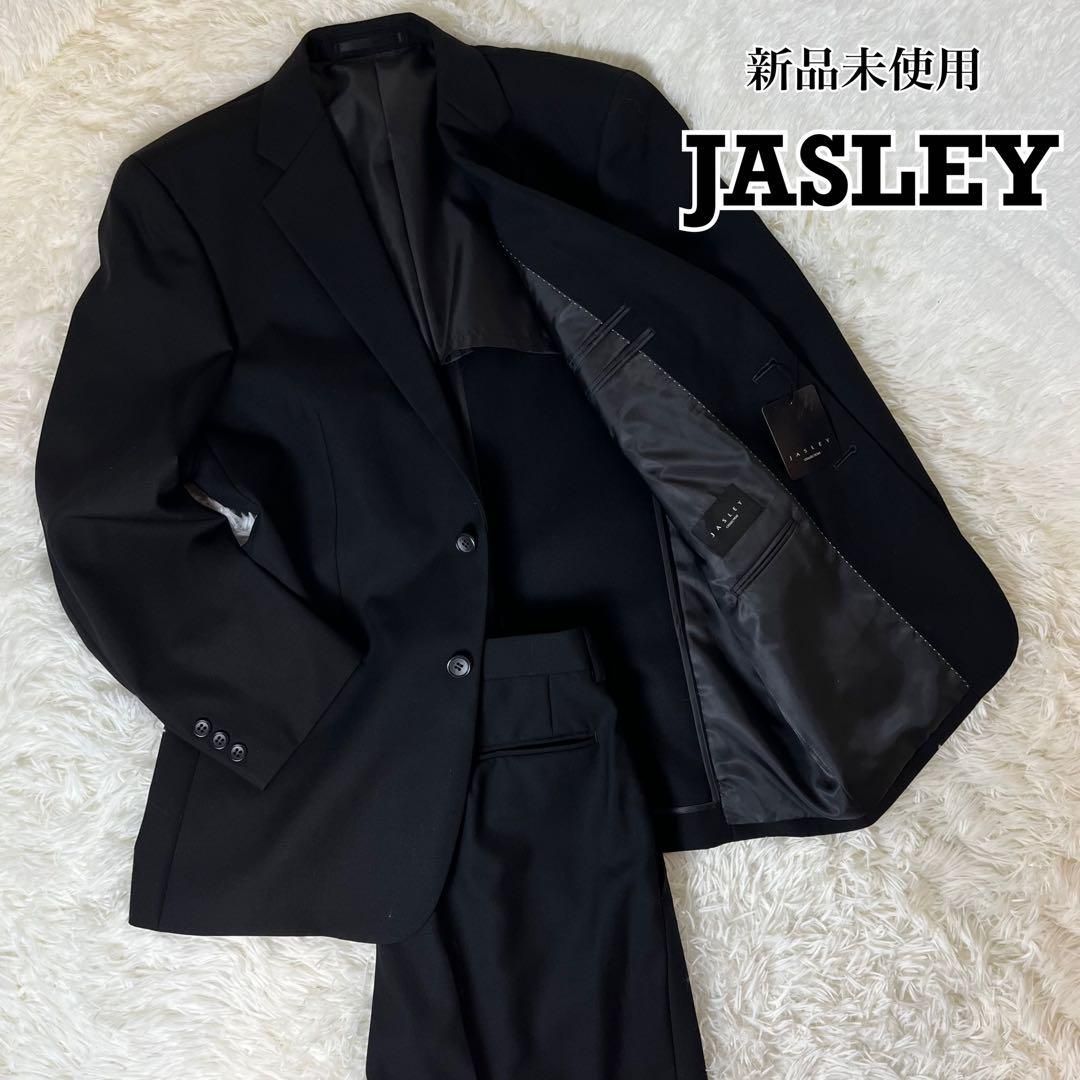 新品未使用 JASLEY スーツ セットアップ 背抜き 春夏用 2B 新品未使用 JASLEY スーツ セットアップ 背抜き 春夏用 2B