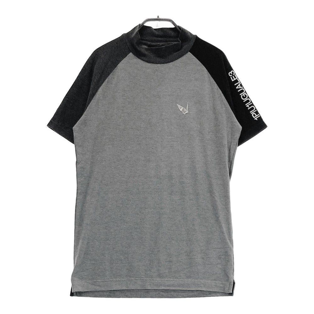 サイズ 3 1PIU1UGUALE3 GOLF 半袖モックネックTシャツ 起毛 グレー系 240101466843 ゴルフウェア メンズ ストスト