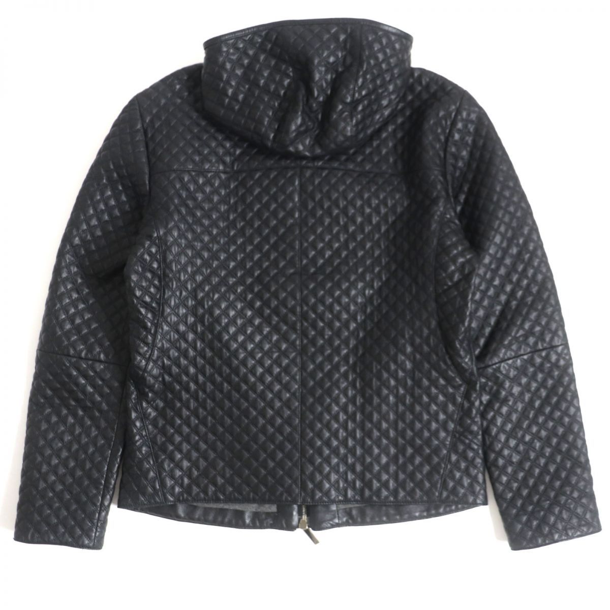 美品▽黒タグ EMPORIO ARMANI エンポリオアルマーニ フード付き