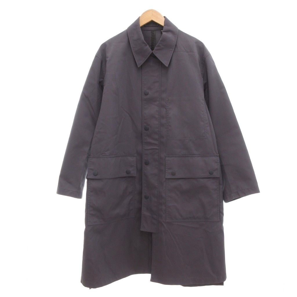 ユニクロU ステンカラーコート ダークグレー Lサイズ ユニクロ UNIQLO