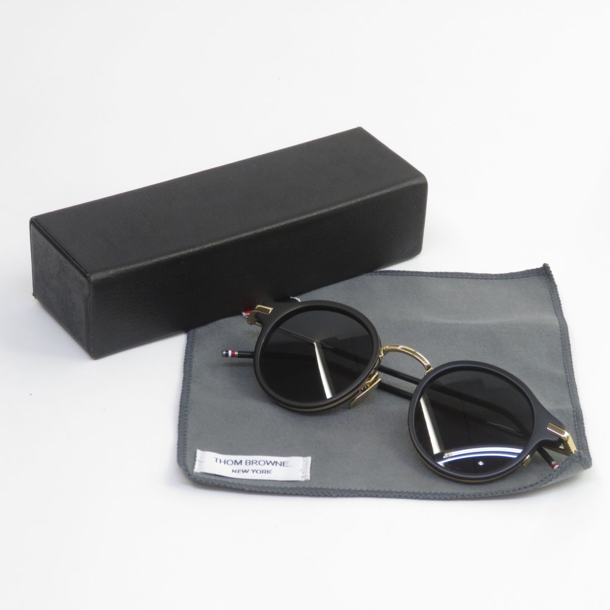 THOM BROWNE トムブラウン TB-807-A-T-BLK-GLD-45 メガネフレーム 眼鏡