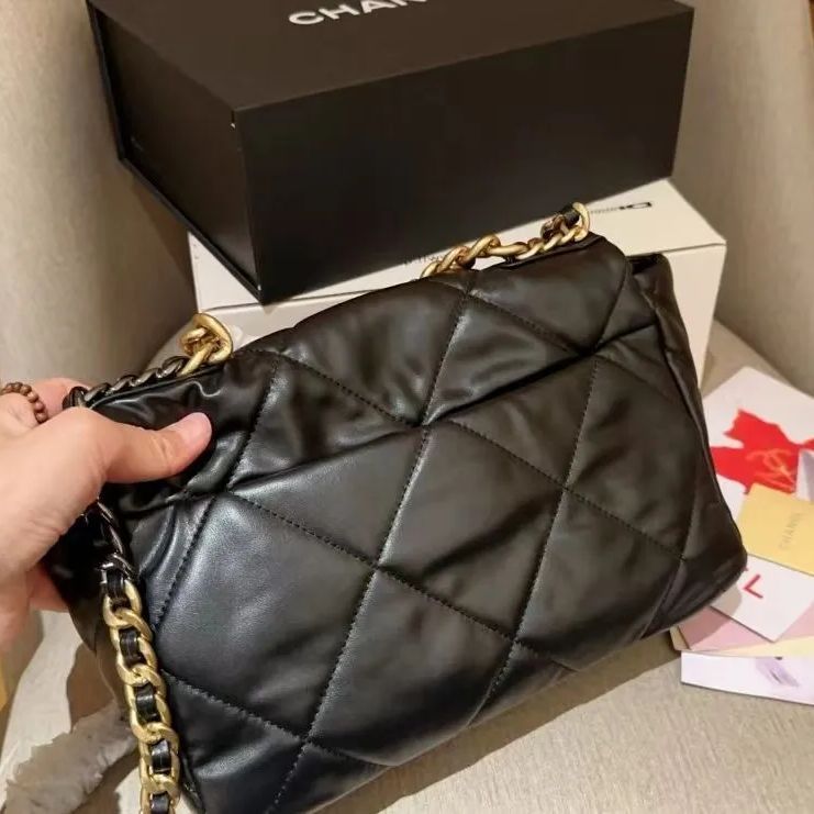 CHANEL シャネル チェーン ショルダー ハンドバッグ ブラック 美品