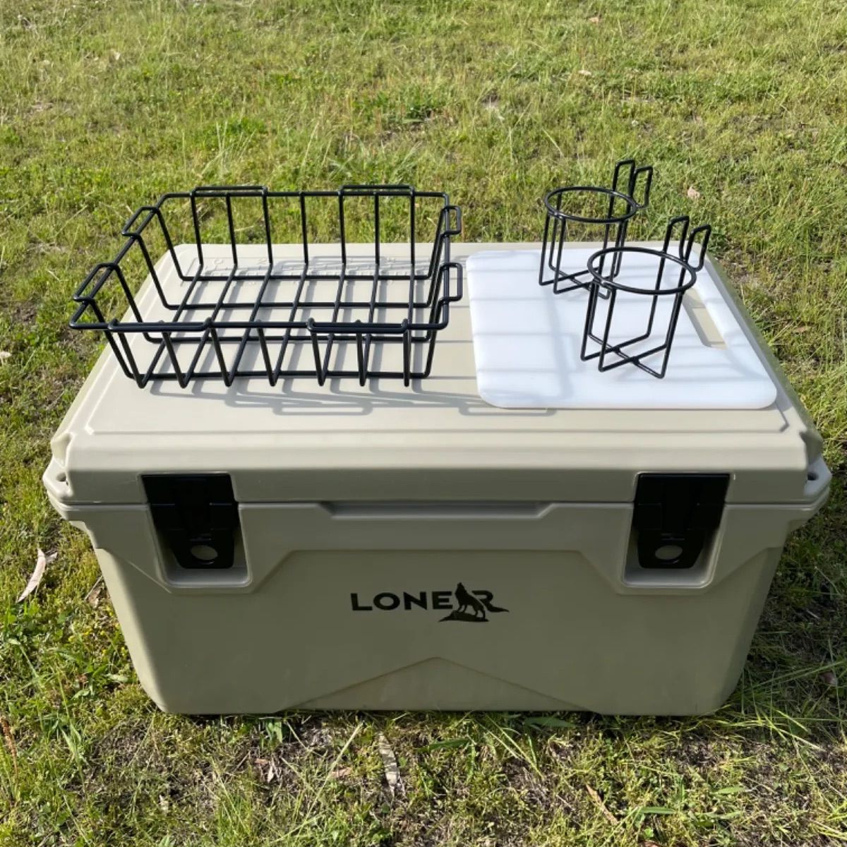 保冷力抜群❗️【LONER】ハードクーラーボックス45QT Tan