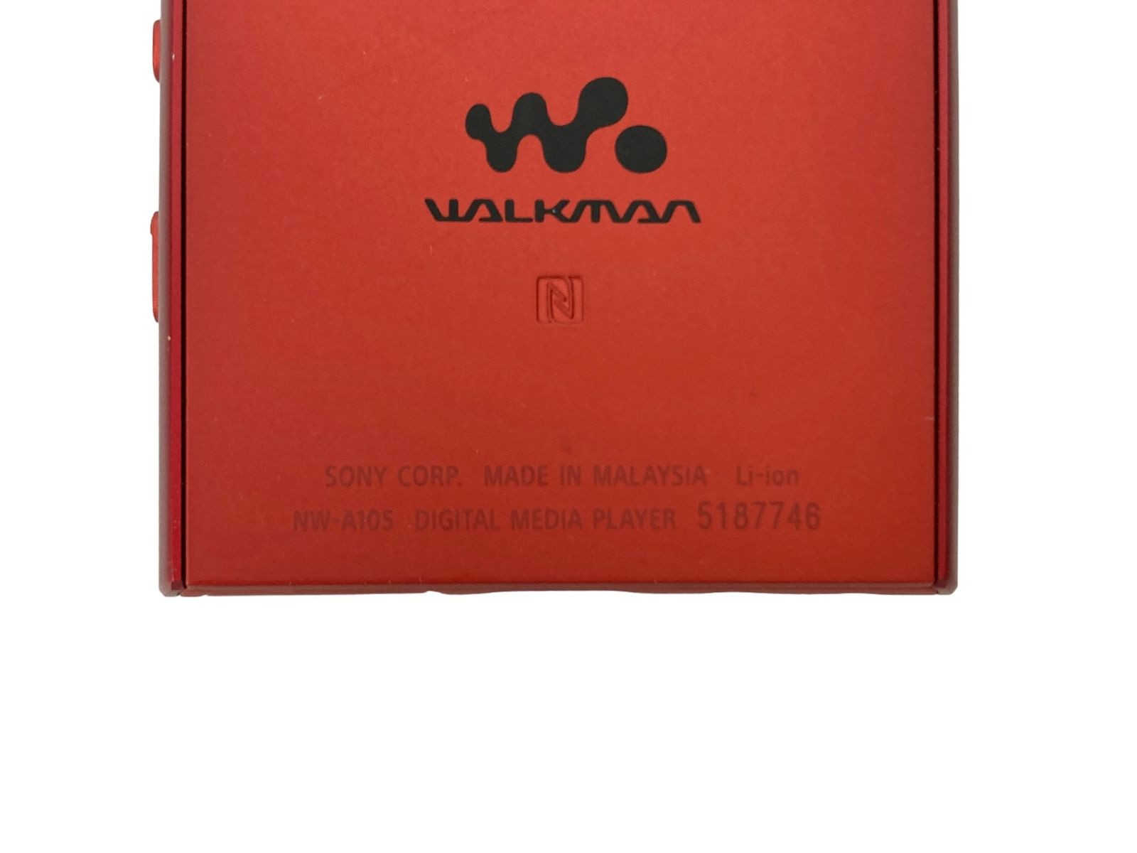 SONY ウォークマン　NW-A105 レッド ソニー NW-A105 RM ウォークマンAシリーズ レッド WALKMAN