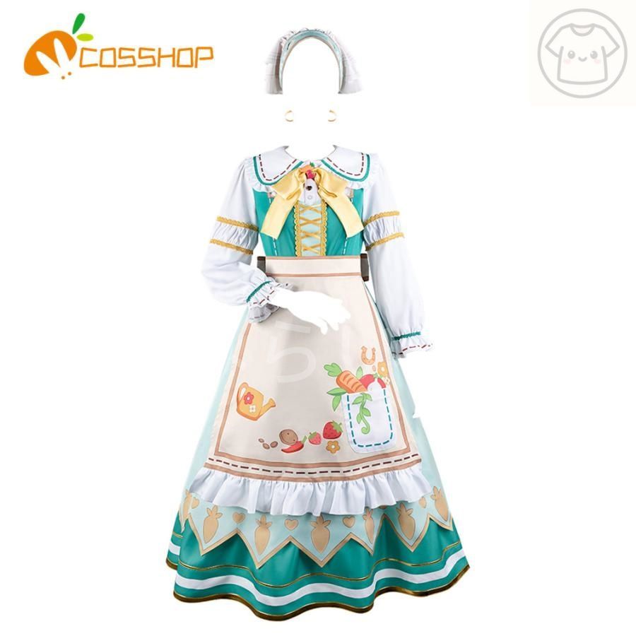 ウマ娘 プリティーダービー ライスシャワー Rice 風 コスプレ衣装 イベント 演出服 二次会 コスチューム