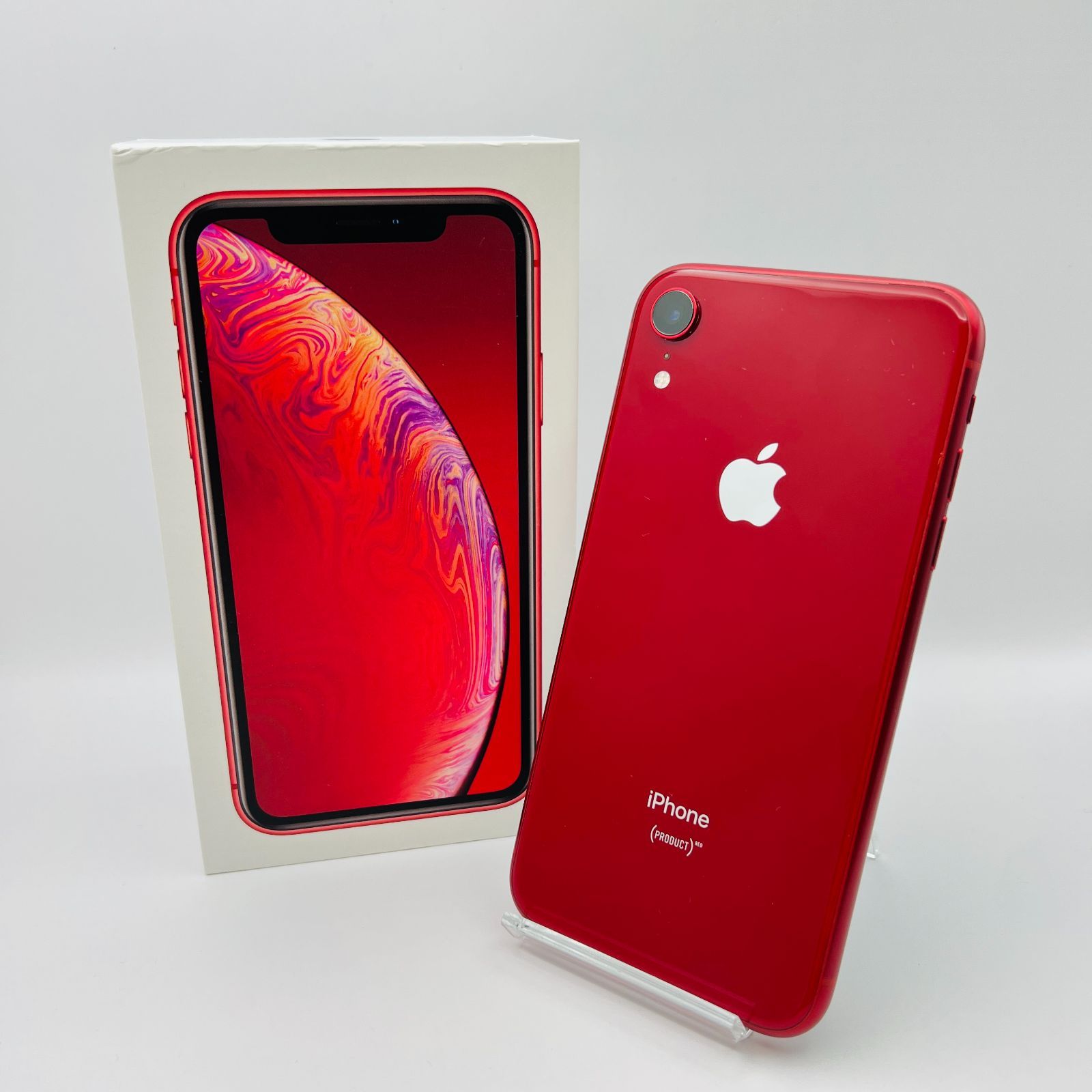 au iPhone XR 128GB MT0N2J/A Red  動作確認済み SIMロック解除済み 利用制限〇