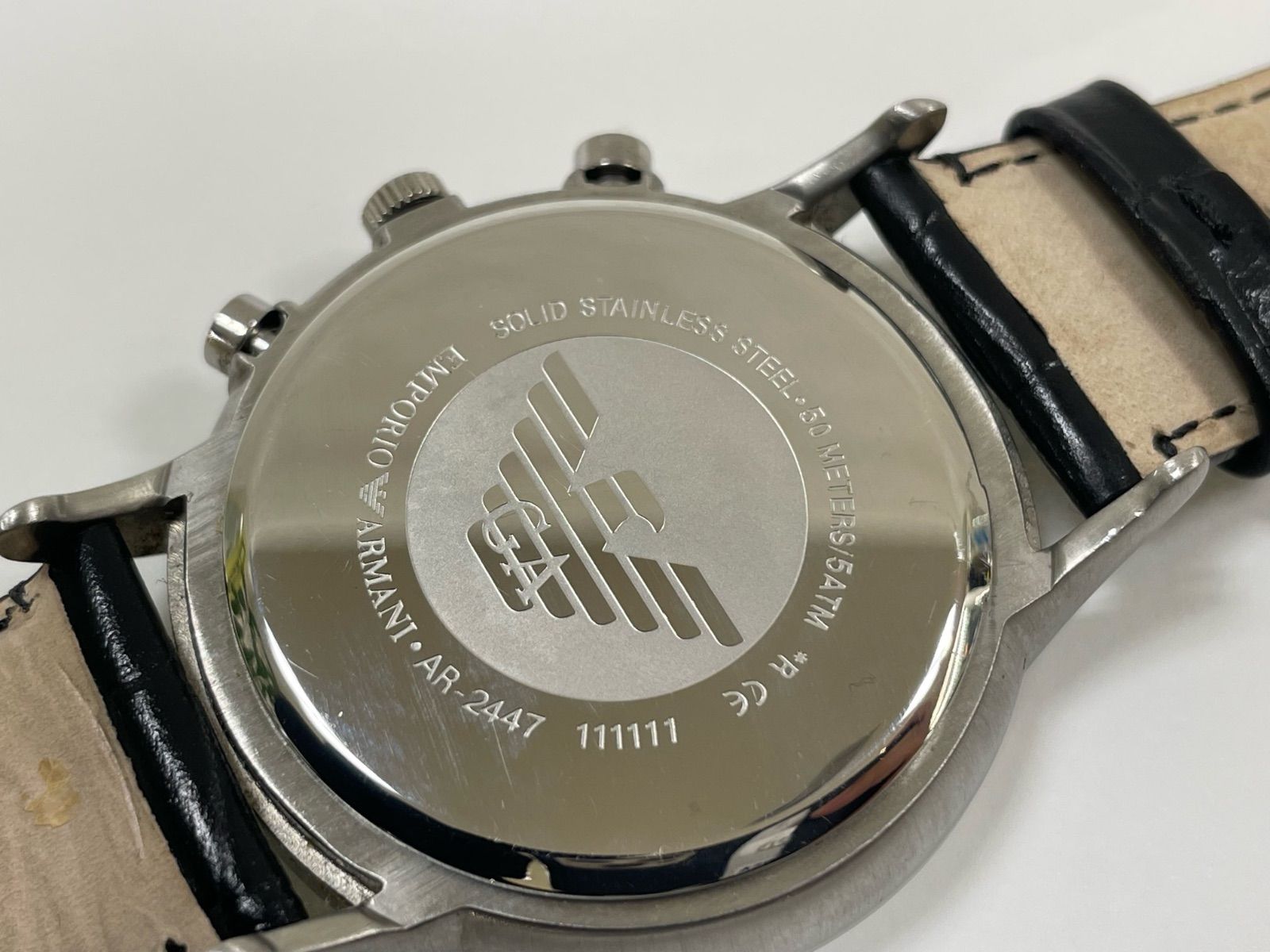 エンポリオアルマーニ EMPORIO ARMANI メンズウォッチ AR-2447 【中古 