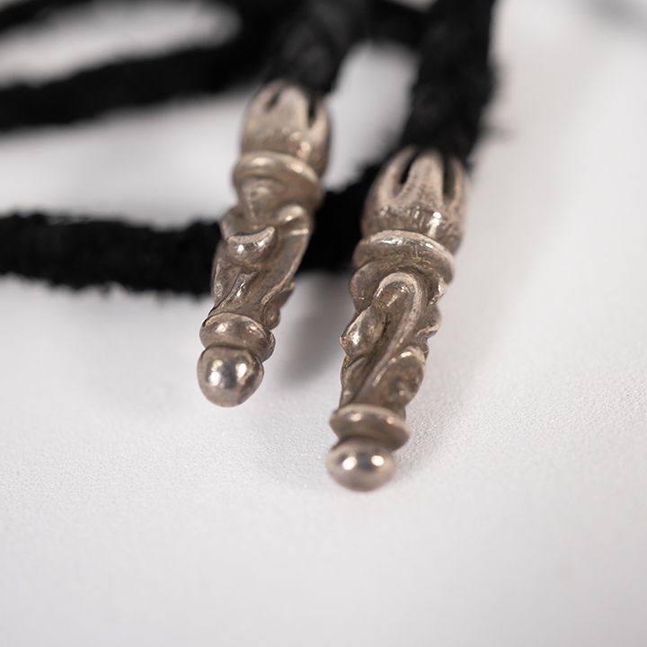 クロムハーツ スクロールレザーブレイド CHROME HEARTS クロムハーツ LEATHER BRAID スクロールレザー
