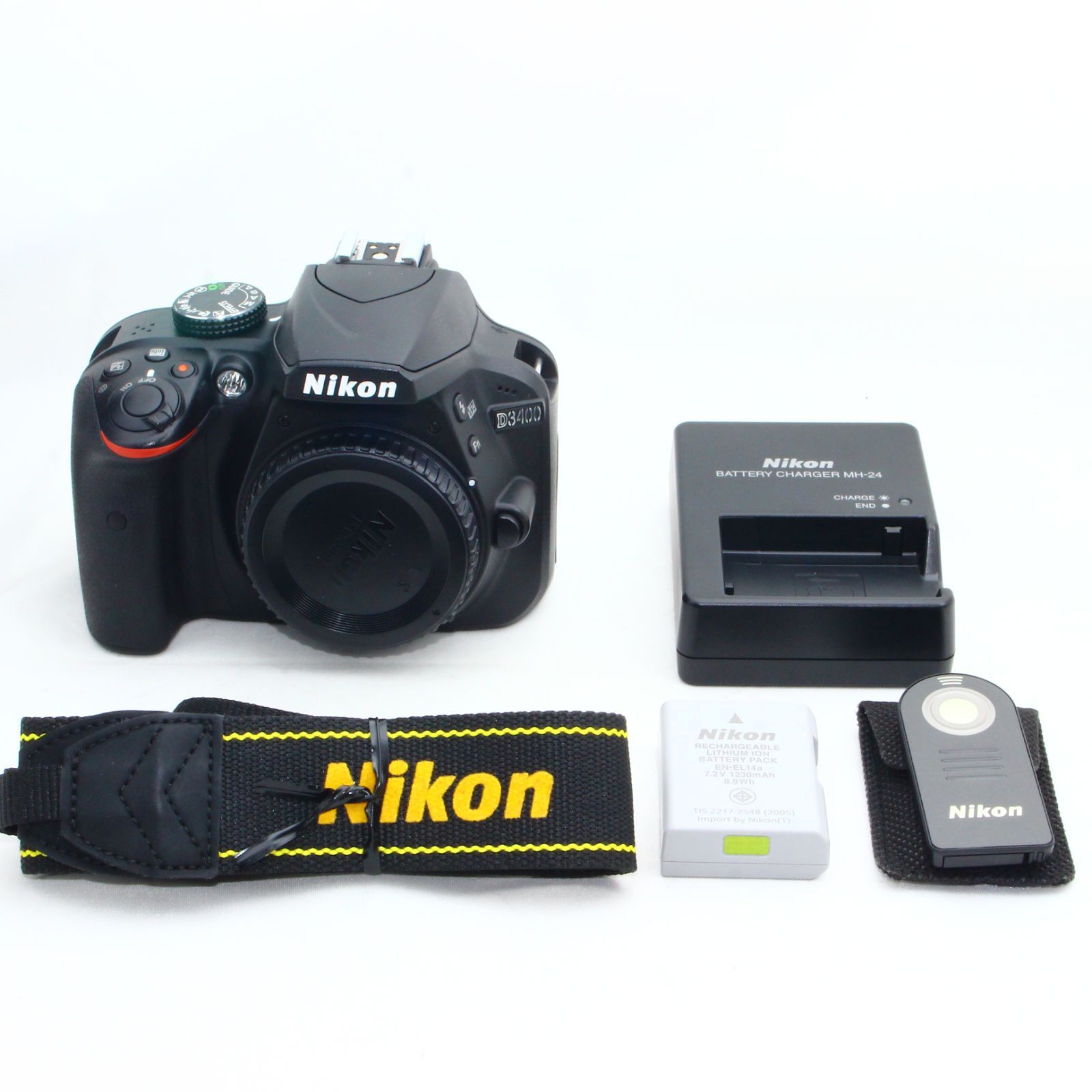 Nikon デジタル一眼レフカメラ D3400 ボディー ブラック D3400BK - カメラ