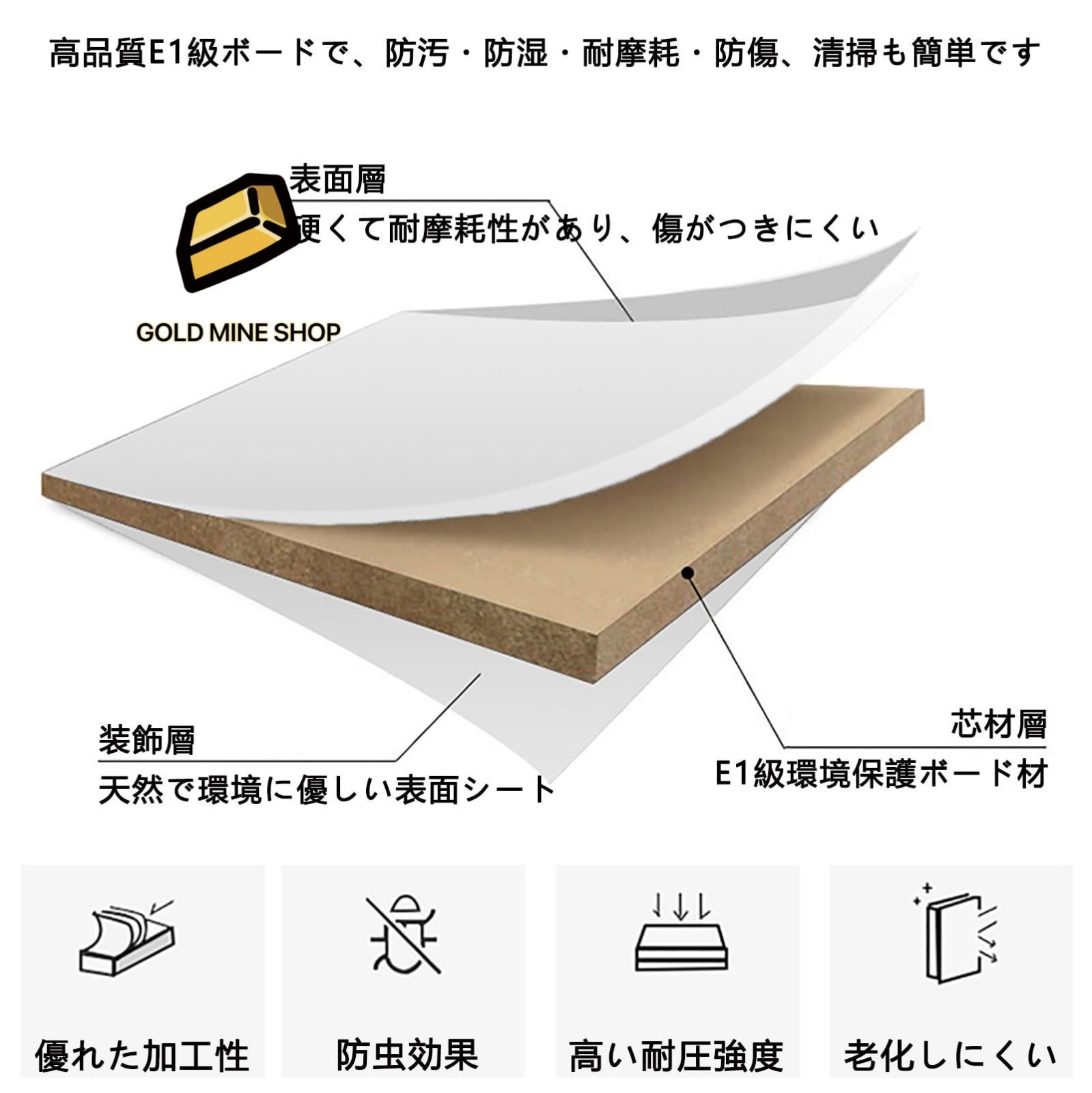 小型受付カウンターテーブル モダンなデザインの受付デスク