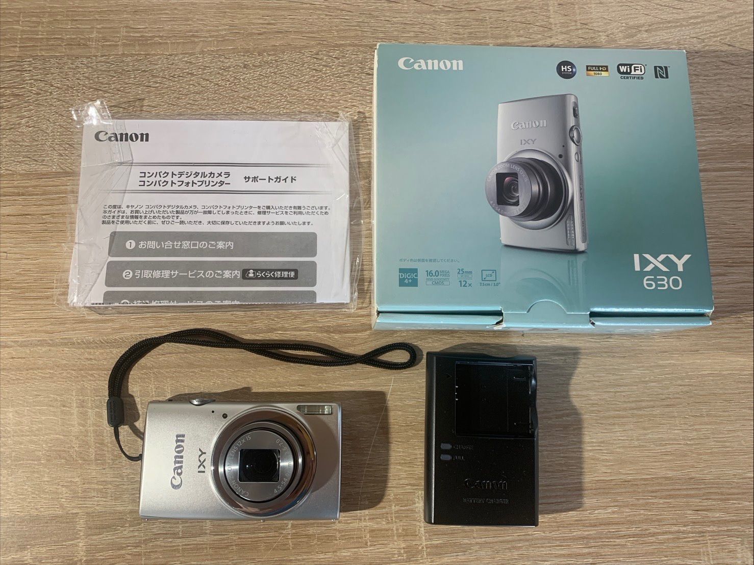 5697 Canon IXY 630 シルバー デジカメ ジャンク品