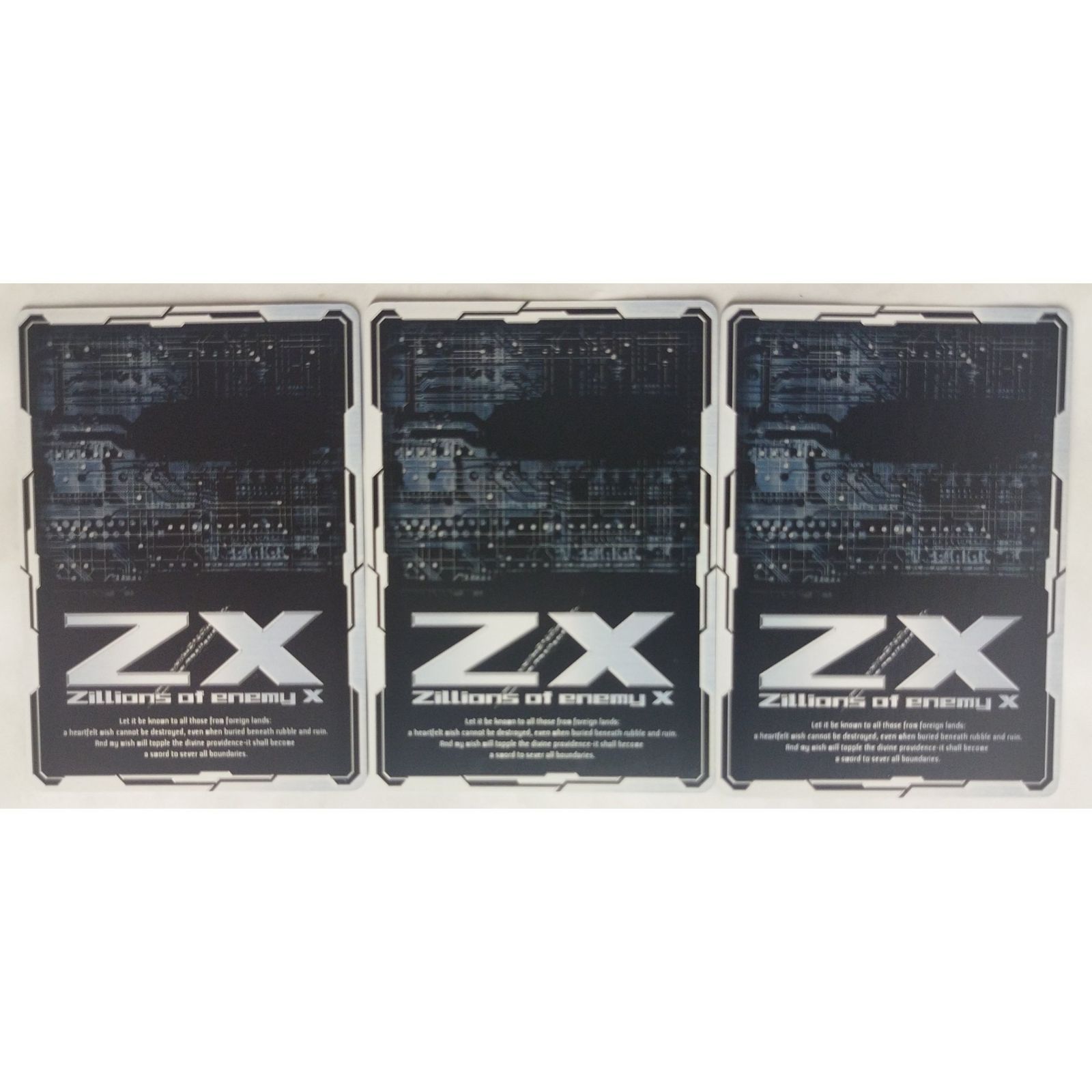剣闘変形モリブデン C08-017 Z/X ゼクス 3枚 ( #11602 ) - メルカリ