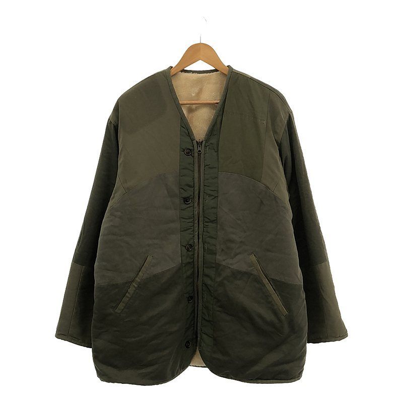 ナスングワム　パッチワーク ミリタリージャケット L 美品】 Nasngwam. / ナスングワム | リバーシブル リメイク